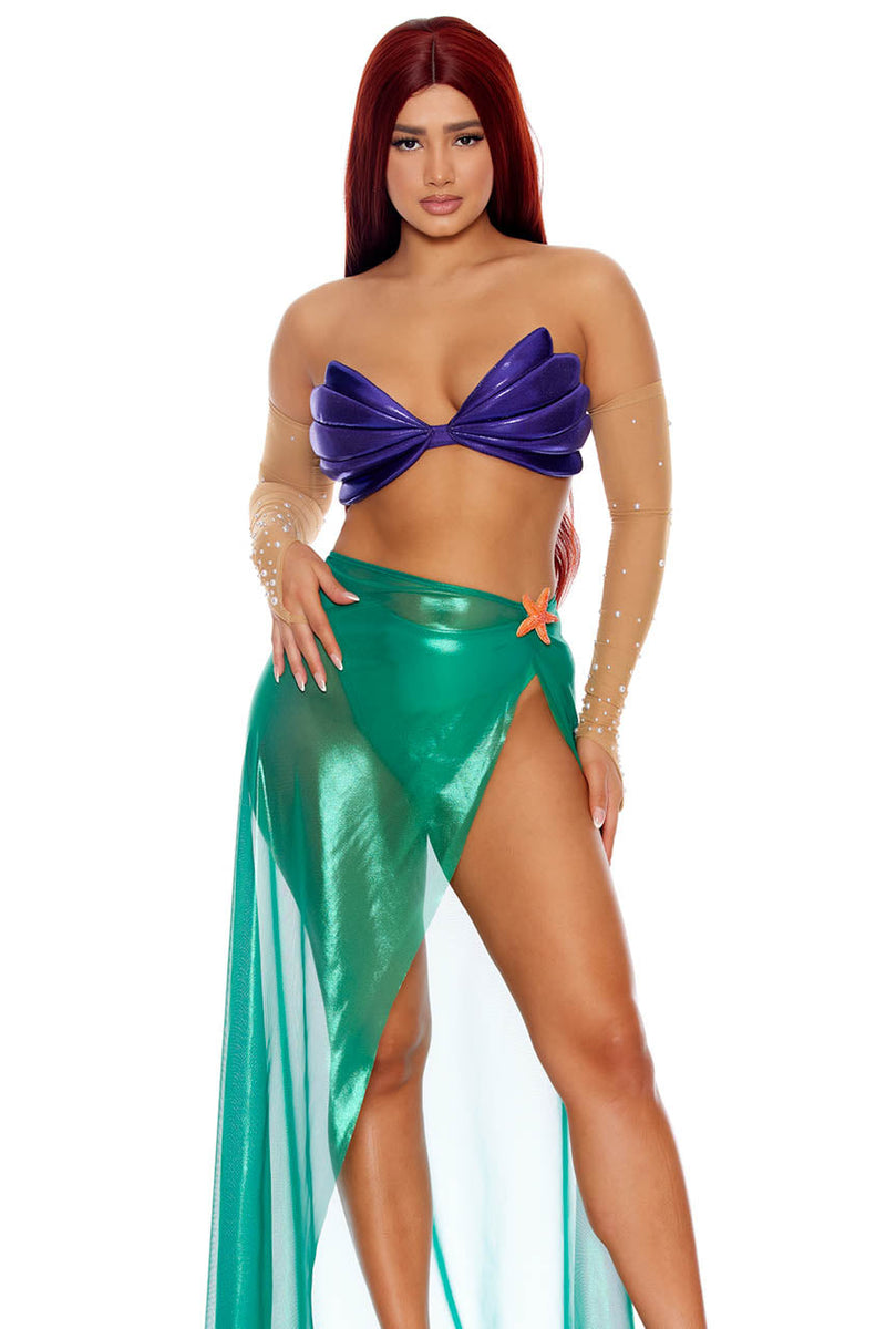 Part of Your World Mermaid Costume, Two Piece Mermaid Costume