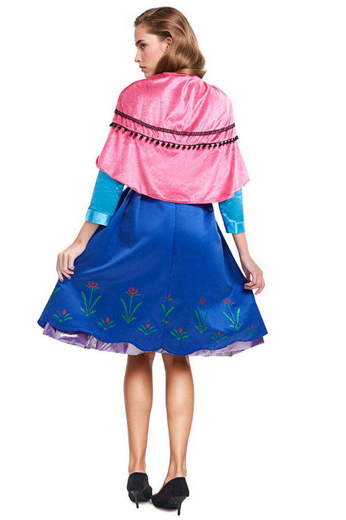 Julbie Cartoon Ice Sister Costume, Disney Sister Costume