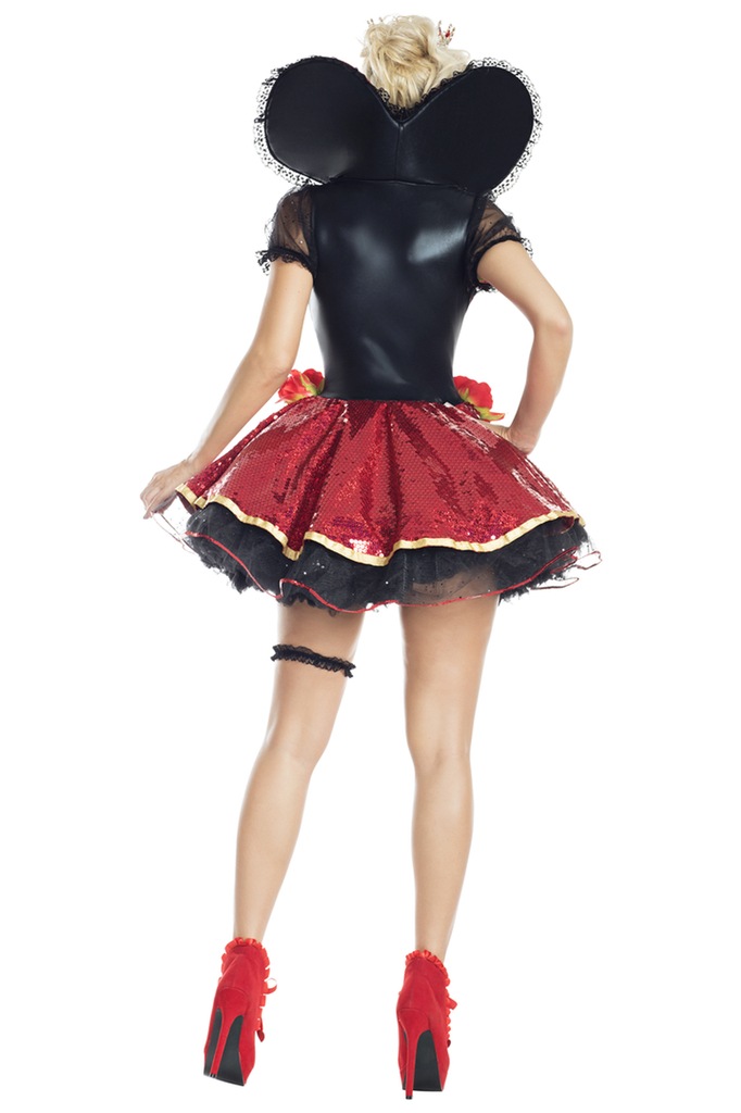 Shop this women's Party King Queen of Hearts costume with oversized collar