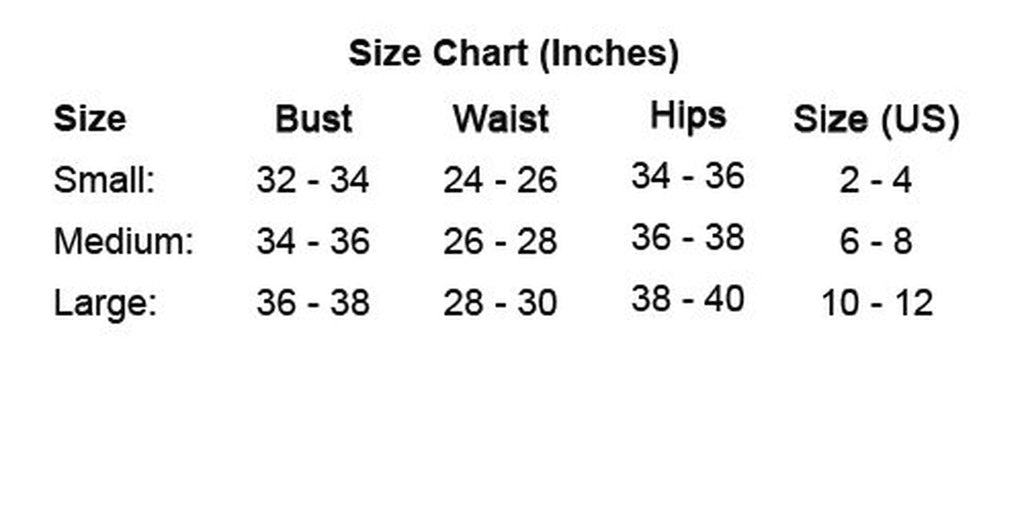 Roma Costume Size Chart by Julbie