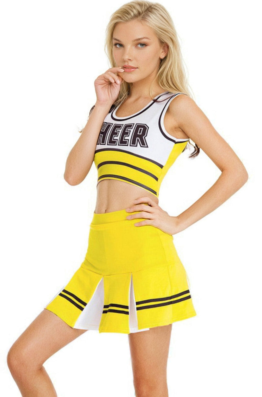 Julbie Three Cheers Cheerleader Costume, Simple Cheerleader Costume
